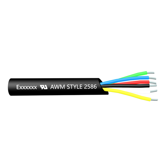 UL AWM 2586 Power Cord PVC Flexible Copper Wire Lumalaban sa UV
