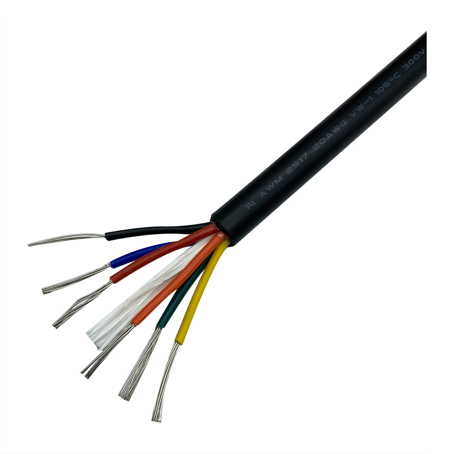 UL2517 105 ℃ 300V PVC Sheath Power Supply Cable Tinned Copper