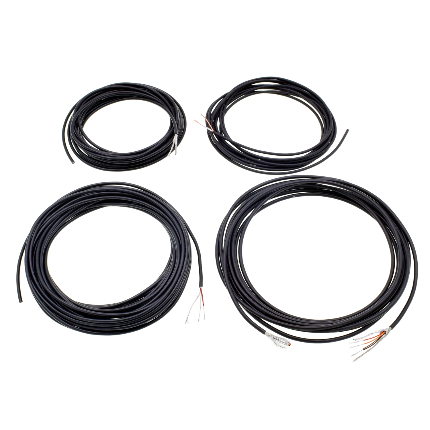 UL2464 Black / Grey PVC Jacket Shielded Cable 20/22 / 24AWG AWM