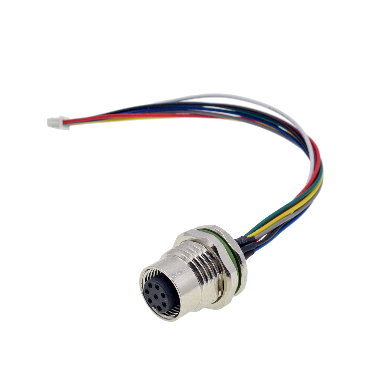 M12 Plug Babae Connector Terminal Pasadyang Cable Assembly