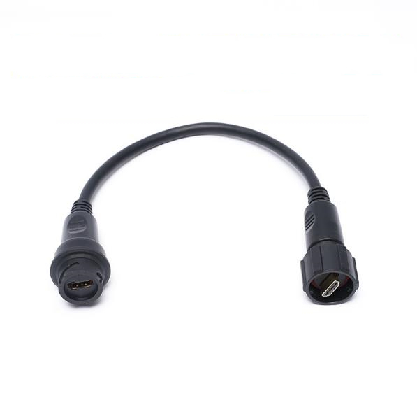 Customized HDMI Cable Lalaki sa Babae Plug Power Cable OEM